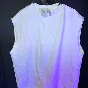 Adidas White Tank Top Classic Design
